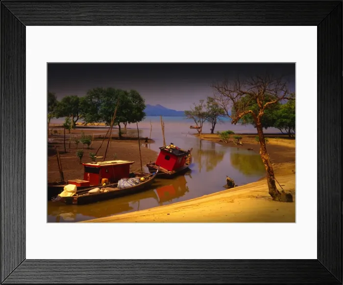 Framed Print : Fishing boats, Langkawi Island, Malaysia Framed Print : Fishing boats, Langkawi Island, Malaysia
