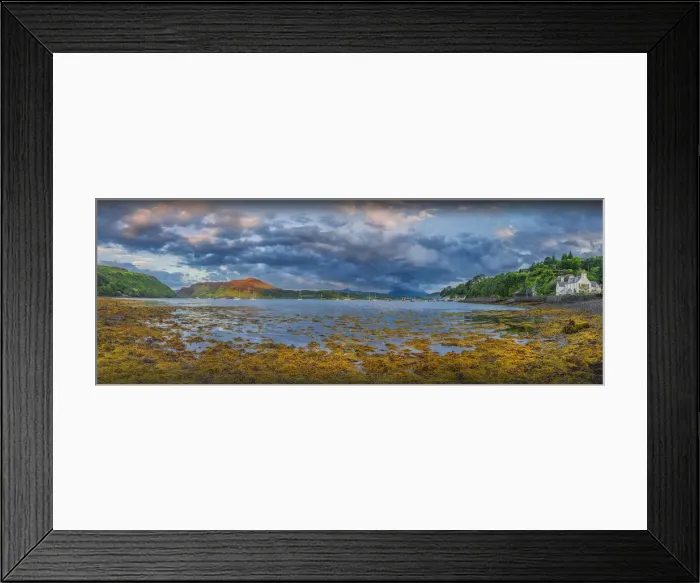 Framed Print : Portree harbour, Isle of Skye, Scotland, United Kingdom Framed Print : Portree harbour, Isle of Skye, Scotland, United Kingdom