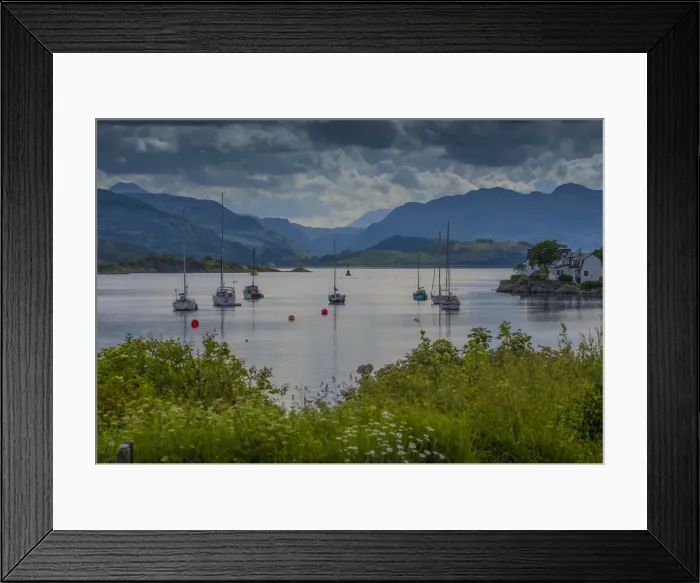 Framed Print : Kyleakin harbour, Isle of Skye, Scotland, United Kingdom Framed Print : Kyleakin harbour, Isle of Skye, Scotland, United Kingdom