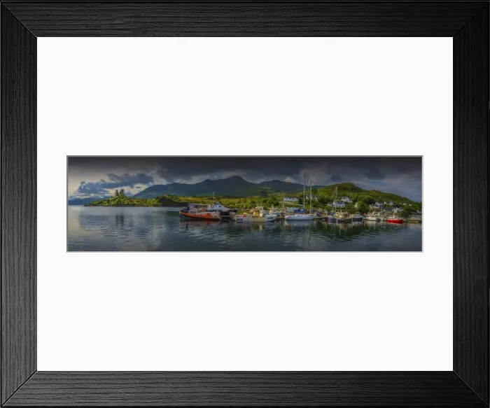 Framed Print : Kyleakin harbour, Isle of Skye, Scotland, United Kingdom Framed Print : Kyleakin harbour, Isle of Skye, Scotland, United Kingdom