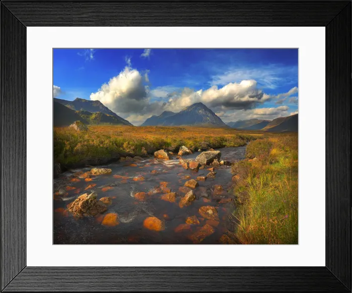 Framed Print : A view to Buachaille Etive More, highlands of Scotland Framed Print : A view to Buachaille Etive More, highlands of Scotland