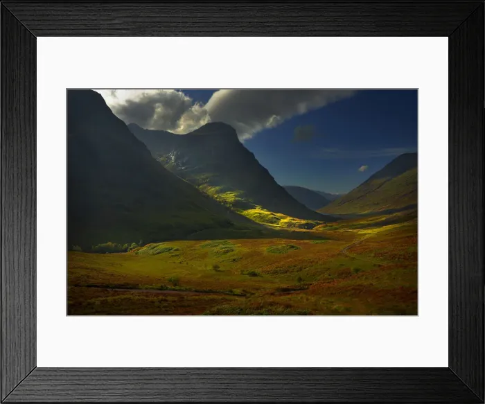 Framed Print : A view to Buachaille Etive More, highlands of Scotland