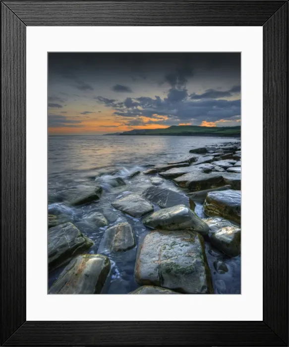 Framed Print : Kimmeridge Bay, on the World Heritage Jurassic coastline of Dorset, south west England Framed Print : Kimmeridge Bay, on the World Heritage Jurassic coastline of Dorset, south west England