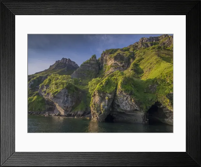 Framed Print : The coastline near Portree, Isle of Skye, Scotland, the United Kingdom