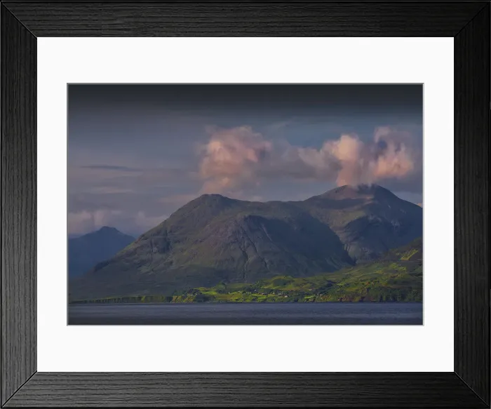 Framed Print : The coastline near Portree, Isle of Skye, Scotland, the United Kingdom