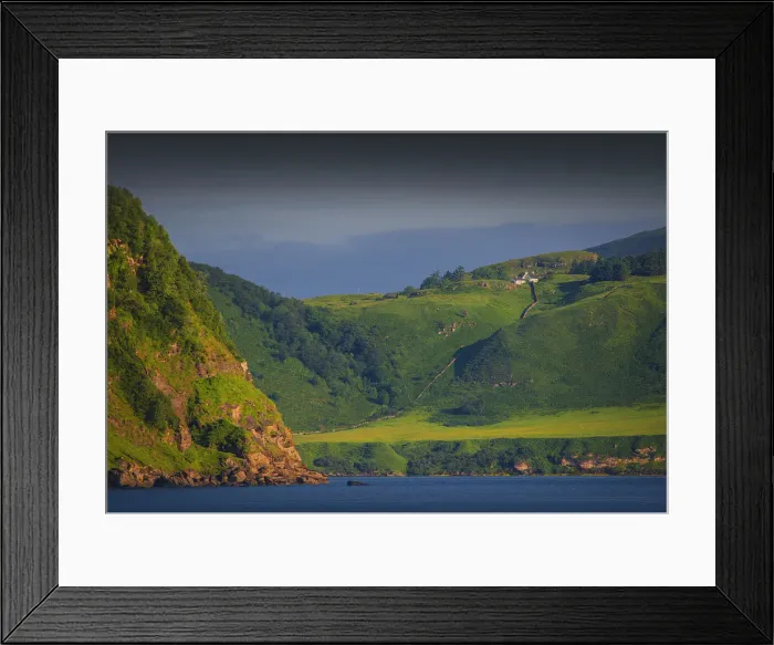 Framed Print : The coastline near Portree, Isle of Skye, Scotland, the United Kingdom