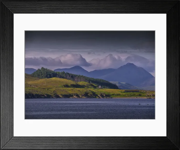 Framed Print : The coastline near Portree, Isle of Skye, Scotland, the United Kingdom
