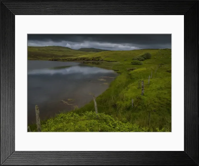 Framed Print : Loch Leathan, Isle of Skye, Scotland, the United Kingdom Framed Print : Loch Leathan, Isle of Skye, Scotland, the United Kingdom