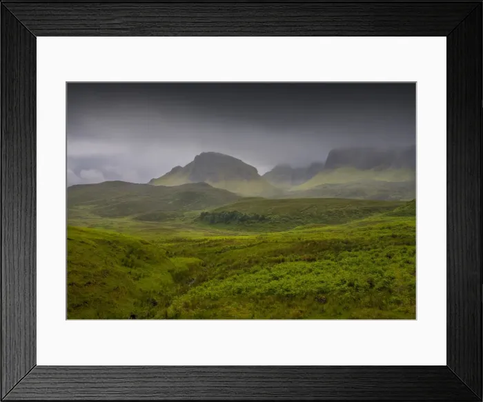 Framed Print : The Quiriang, Isle of Skye, Scotland, the United Kingdom Framed Print : The Quiriang, Isle of Skye, Scotland, the United Kingdom
