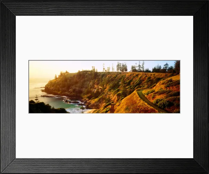 Framed Print : Sunset at Ansons Bay on the coastline of Norfolk Island Framed Print : Sunset at Ansons Bay on the coastline of Norfolk Island