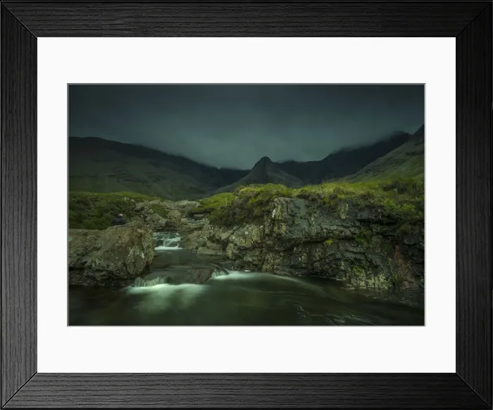 Framed Print : Fairy pools, Isle of Skye, Scotland, the United Kingdom Framed Print : Fairy pools, Isle of Skye, Scotland, the United Kingdom