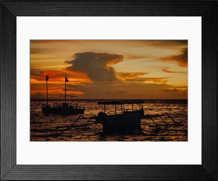 Framed Print : Coastal dusk, Senggigi beach, on the Island of Lombok, Indonesia Framed Print : Coastal dusk, Senggigi beach, on the Island of Lombok, Indonesia