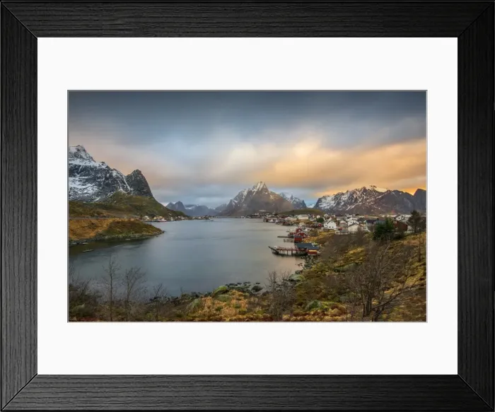 Framed Print : Winter wonderland, Reine, Lofoten Peninsular, Norway