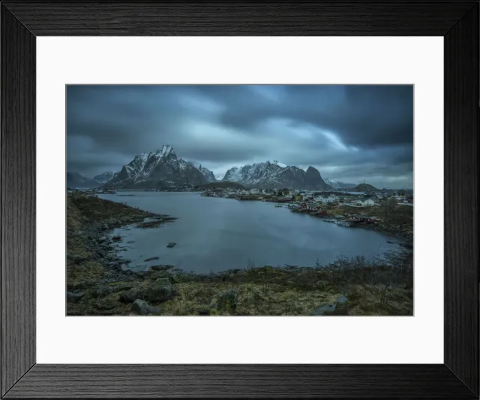 Framed Print : Winter wonderland, Reine, Lofoten Peninsular, Norway