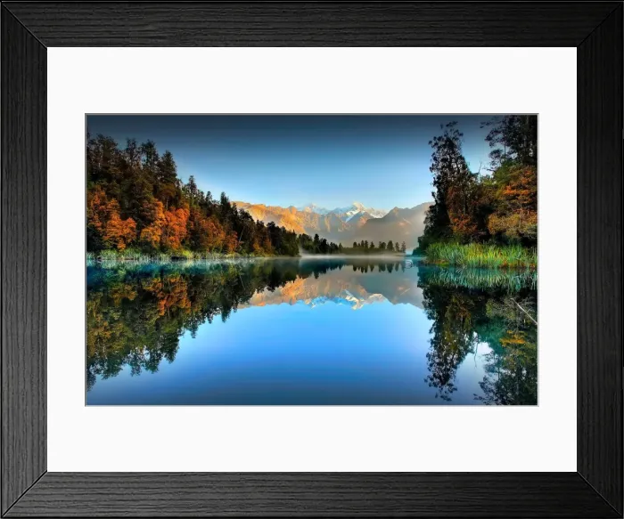 Framed Print : South Island of New Zealand Framed Print : South Island of New Zealand