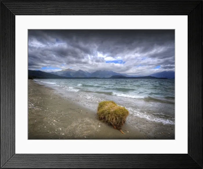 Framed Print : Lkae Manapouri in the South Island of New Zealand