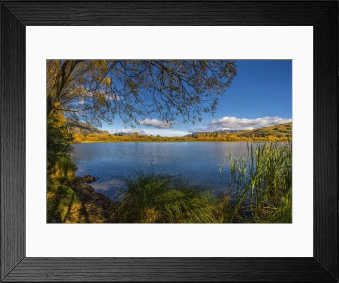 Framed Print : Lake Hayes in the Autumn on the South Island of New Zealand Framed Print : Lake Hayes in the Autumn on the South Island of New Zealand