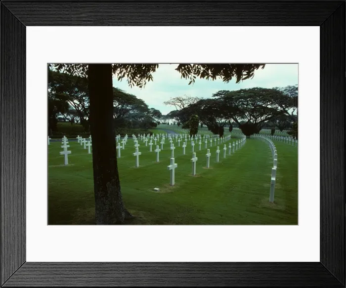 Framed Print : USA memorial park at Paco, Manilla, the Philippines, south east Asia