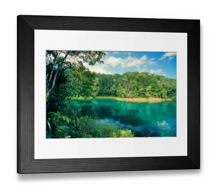 Framed Print : Lake Eacham, north Queensland, Australia Framed Print : Lake Eacham, north Queensland, Australia