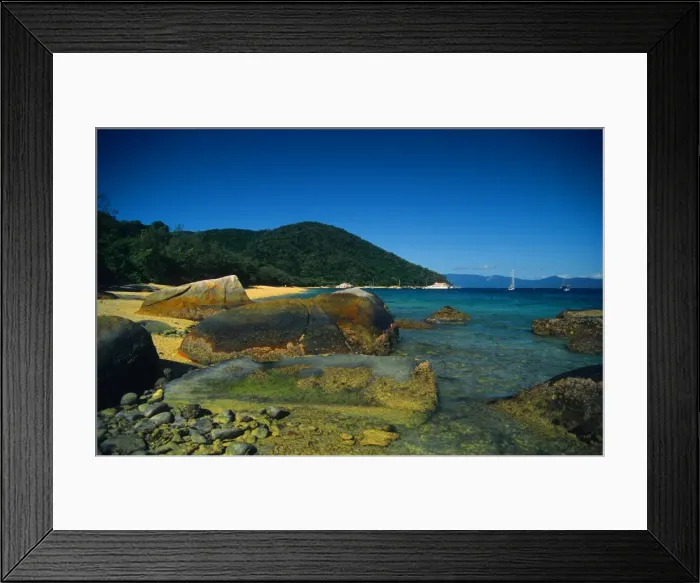 Framed Print : A view from Lady Elliot Island, north Queensland, Australia