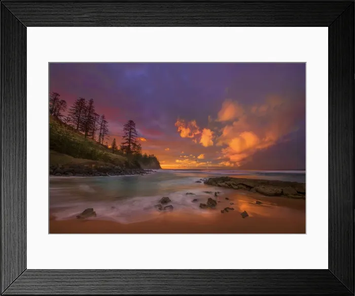 Framed Print : A beautiful dawn at Cemetery bay near Kingston, Norfolk Island Framed Print : A beautiful dawn at Cemetery bay near Kingston, Norfolk Island