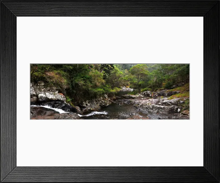 Framed Print : Cedar Creek rainforest, Tamborine mountains, Queensland, Australia
