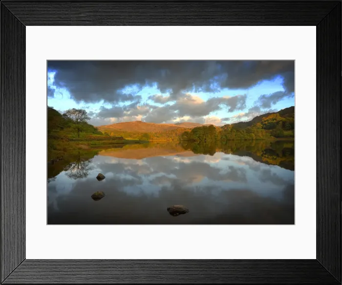 Framed Print : First Light Rydal water, Lakes District, Cumbria, England Framed Print : First Light Rydal water, Lakes District, Cumbria, England
