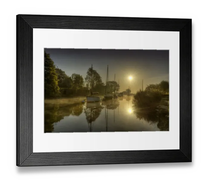Framed Print : Frome River, Wareham, Dorset, England
