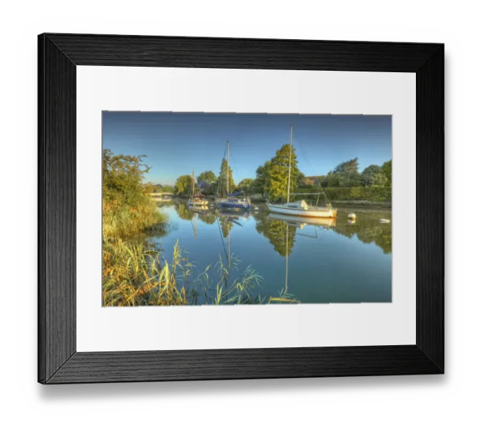 Framed Print : Frome River, Wareham, Dorset, England