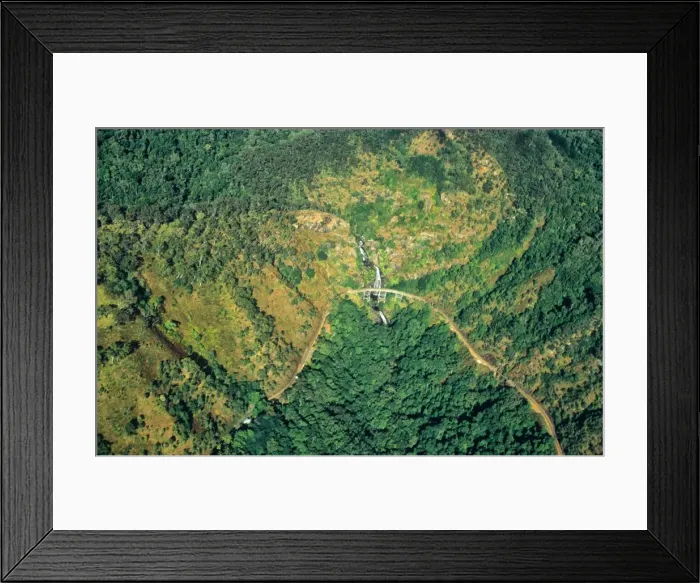 Framed Print : Aerial view, Kuranda, north Queensland, Australia Framed Print : Aerial view, Kuranda, north Queensland, Australia