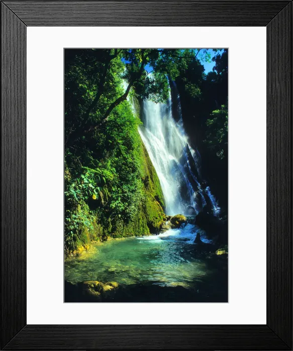 Framed Print : Cascading waterfalls at Mele Mele, Island of Efate, Vanuatu Framed Print : Cascading waterfalls at Mele Mele, Island of Efate, Vanuatu