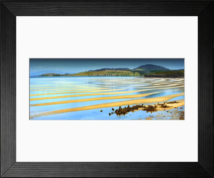 Framed Print : Low tide on the Tasman peninsular, southern Tasmania, Australia Framed Print : Low tide on the Tasman peninsular, southern Tasmania, Australia