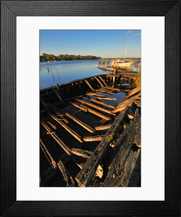 Framed Print : Strahan harbour and coastline, south western area of Tasmania, Australia Framed Print : Strahan harbour and coastline, south western area of Tasmania, Australia