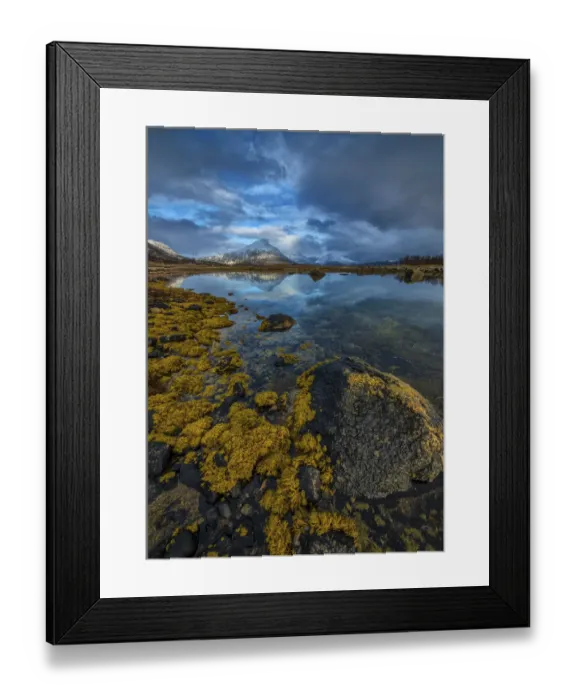 Framed Print : A winter Scenic, Lofoten Peninsular, Arctic circle, Norway