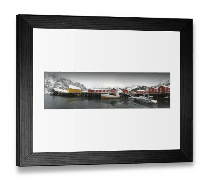 Framed Print : A winter Scenic, Lofoten Peninsular, Arctic circle, Norway Framed Print : A winter Scenic, Lofoten Peninsular, Arctic circle, Norway