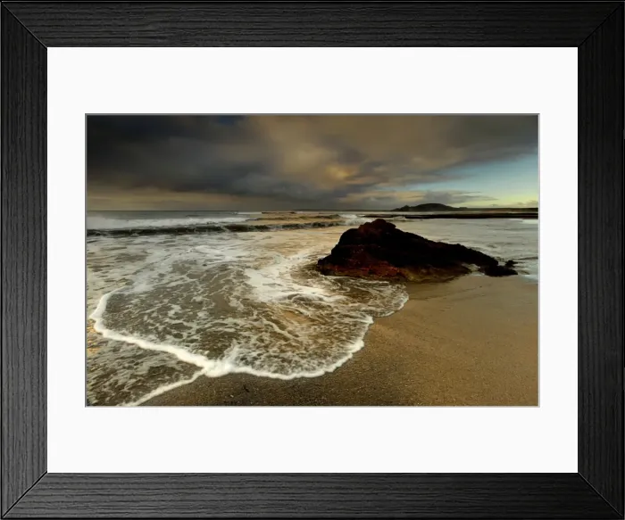 Framed Print : Stormy weather on the North western coastline of Tasmania, Australia Framed Print : Stormy weather on the North western coastline of Tasmania, Australia