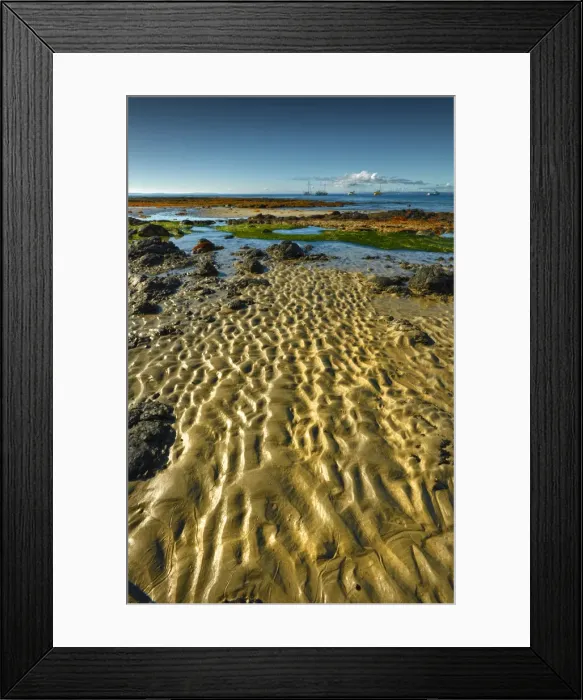 Framed Print : Low tide at Flinders, Western port bay, Victoria, Australia