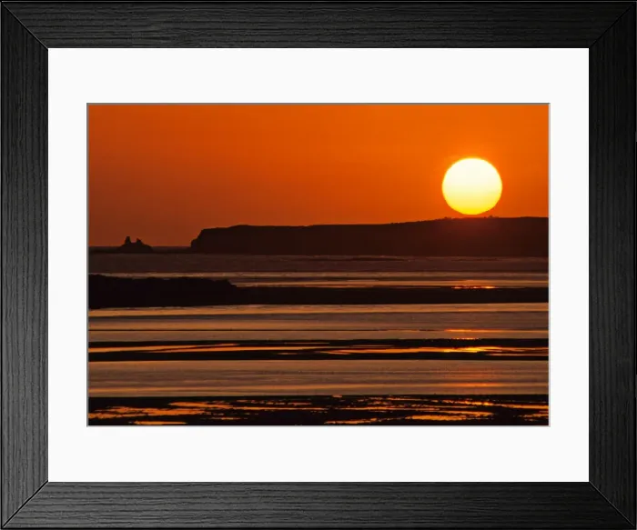 Framed Print : Sunset at Inverloch on Andersons Inlet, Victoria, Australia