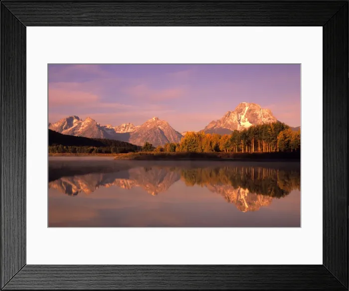 Framed Print : The scenically beautiful Grand Teton Mountain range from Oxbow bend turnout, Grand Teton National Park, Wyoming, USA Framed Print : The scenically beautiful Grand Teton Mountain range from Oxbow bend turnout, Grand Teton National Park, Wyoming, USA