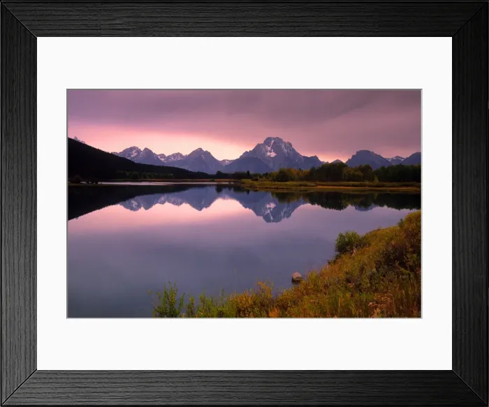 Framed Print : The scenically beautiful Grand Teton Mountain range from Oxbow bend turnout, Grand Teton National Park, Wyoming, USA Framed Print : The scenically beautiful Grand Teton Mountain range from Oxbow bend turnout, Grand Teton National Park, Wyoming, USA