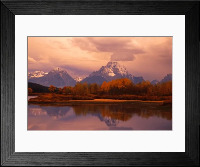 Framed Print : The scenically beautiful Grand Teton Mountain range from Oxbow bend turnout, Grand Teton National Park, Wyoming, USA Framed Print : The scenically beautiful Grand Teton Mountain range from Oxbow bend turnout, Grand Teton National Park, Wyoming, USA