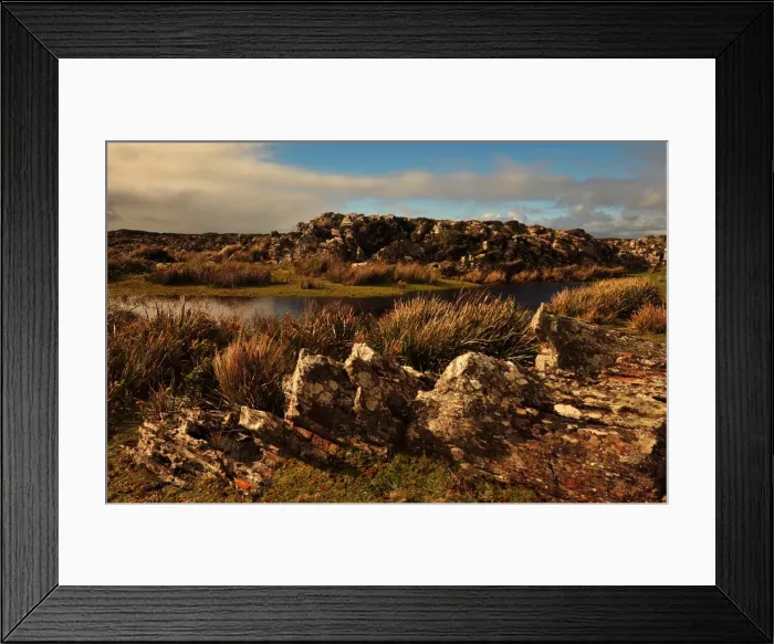 Framed Print : Small lagoon in amongst the coastal rock formations at West Point, in the Tarkine area of the rugged West coast of Tasmania Framed Print : Small lagoon in amongst the coastal rock formations at West Point, in the Tarkine area of the rugged West coast of Tasmania