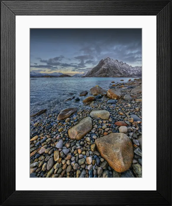 Framed Print : Lofoten Peninsular, winter wonderland, Arctic circle, Norway Framed Print : Lofoten Peninsular, winter wonderland, Arctic circle, Norway