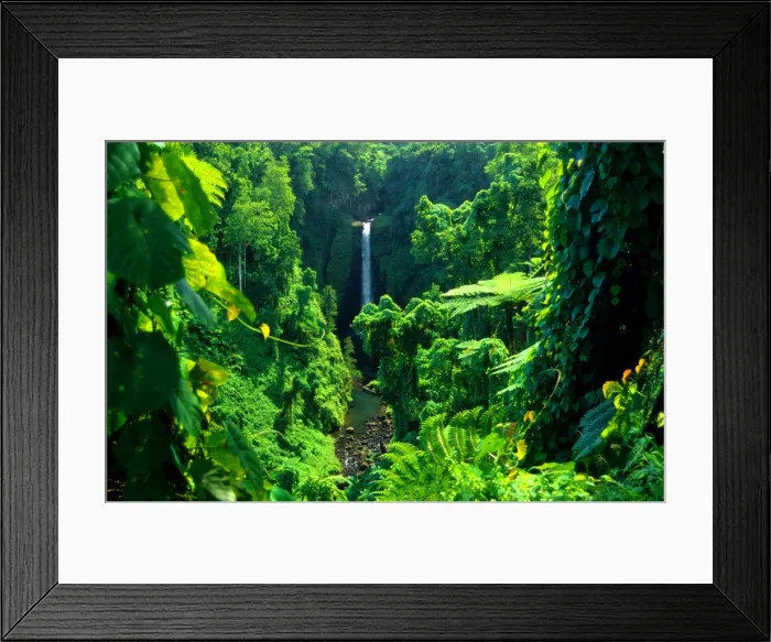 Framed Print : Sopuaga waterfall, The Island of Upolu, Western Samoa Framed Print : Sopuaga waterfall, The Island of Upolu, Western Samoa