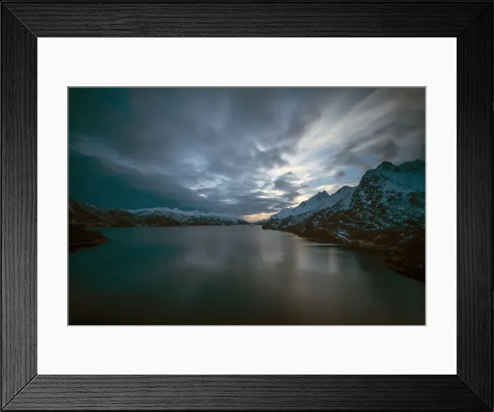 Framed Print : Lofoten Peninsular, winter wonderland, Arctic circle, Norway Framed Print : Lofoten Peninsular, winter wonderland, Arctic circle, Norway