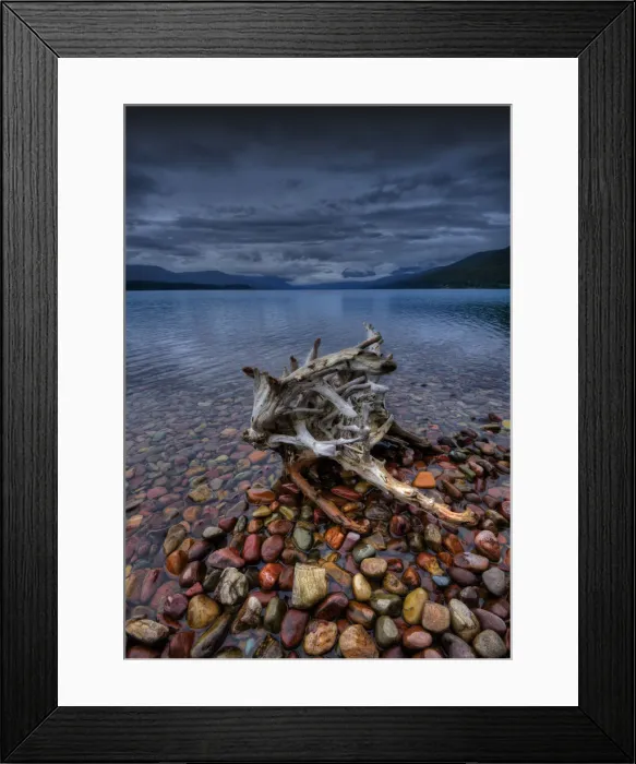 Framed Print : Lake McDonald, Glacier Lake National park, Montana, United States of America