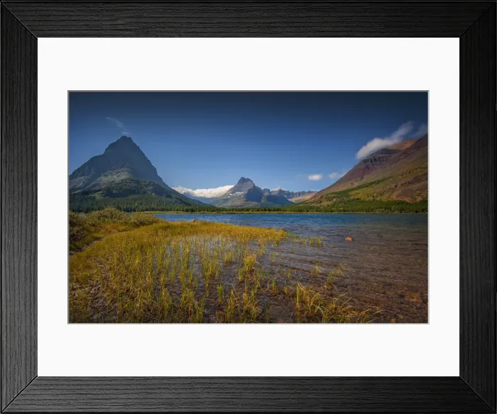 Framed Print : Many glacier, Montana, United States of America Framed Print : Many glacier, Montana, United States of America