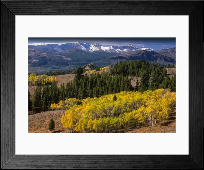 Framed Print : A view from the Bear Tooth highway, Montana, United States of America