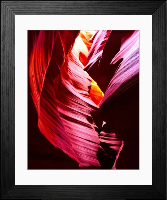 Framed Print : The beautiful colours of Antelope Canyon, Arizona, Western United States of America