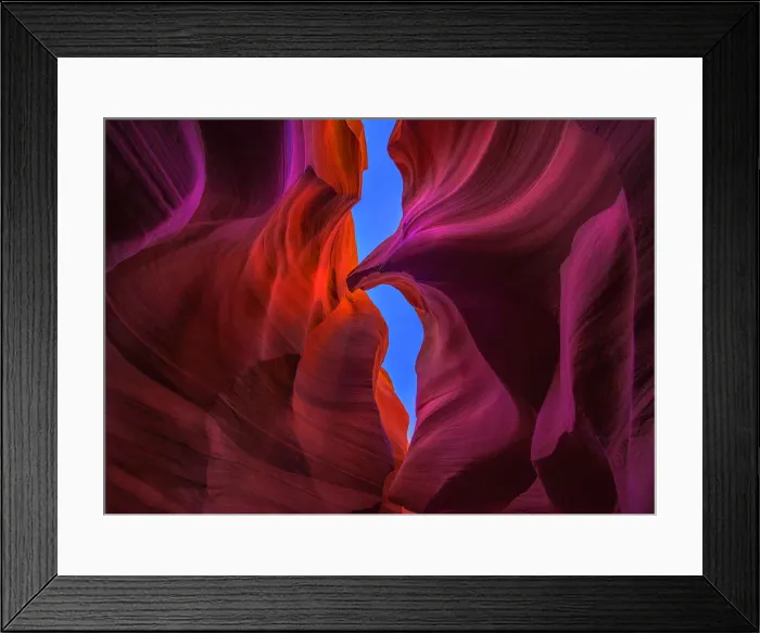Framed Print : The beautiful colours of Antelope Canyon, Arizona, Western United States of America Framed Print : The beautiful colours of Antelope Canyon, Arizona, Western United States of America